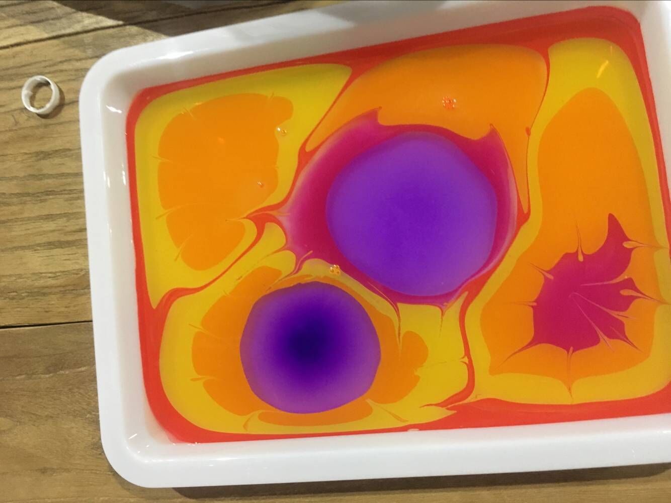 水拓画贴牌定制土耳其浮水湿拓画水影颜料美术儿童初学浮水画套装