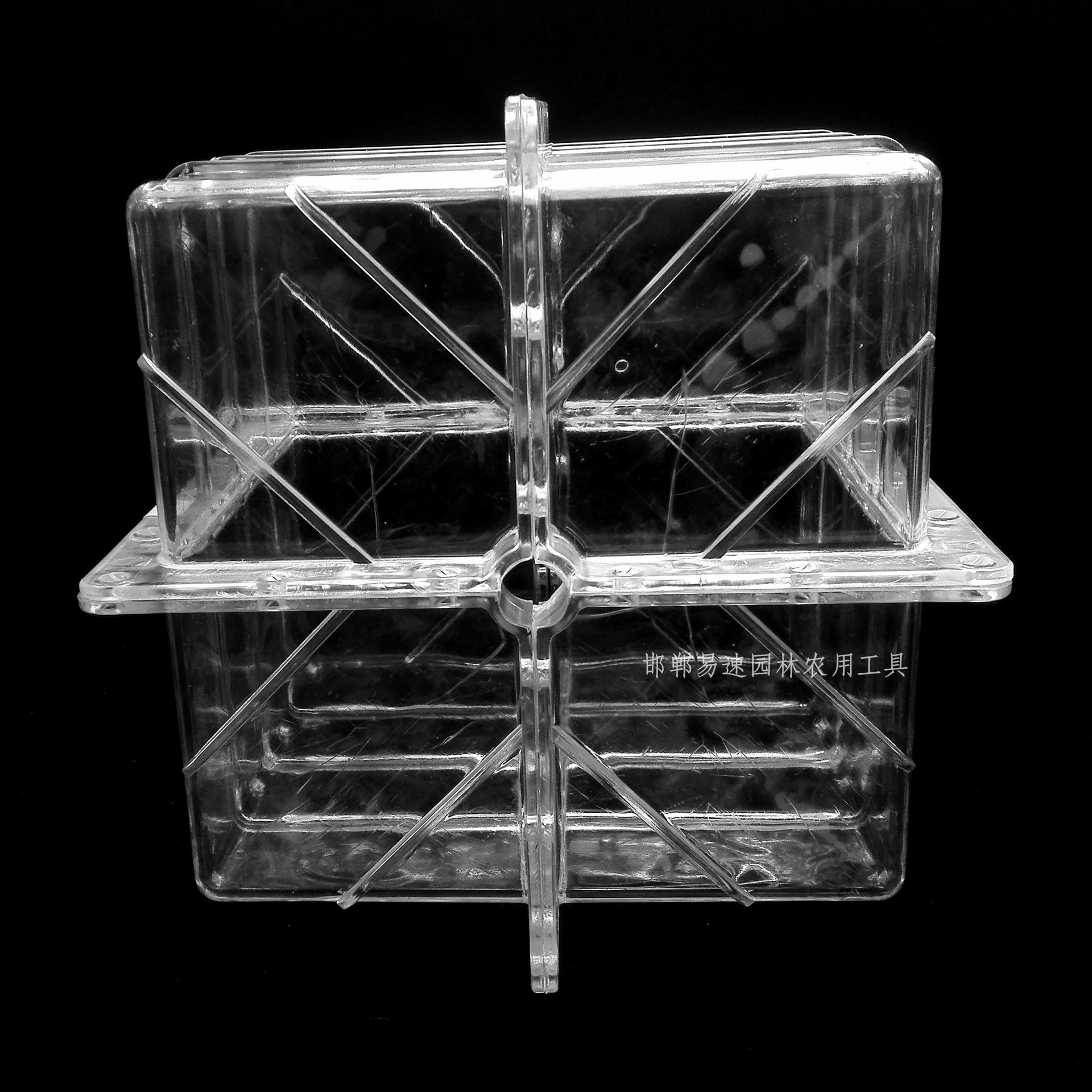 方形西瓜定型生长模具成型模具18x18方西瓜模子12斤水果塑料模具