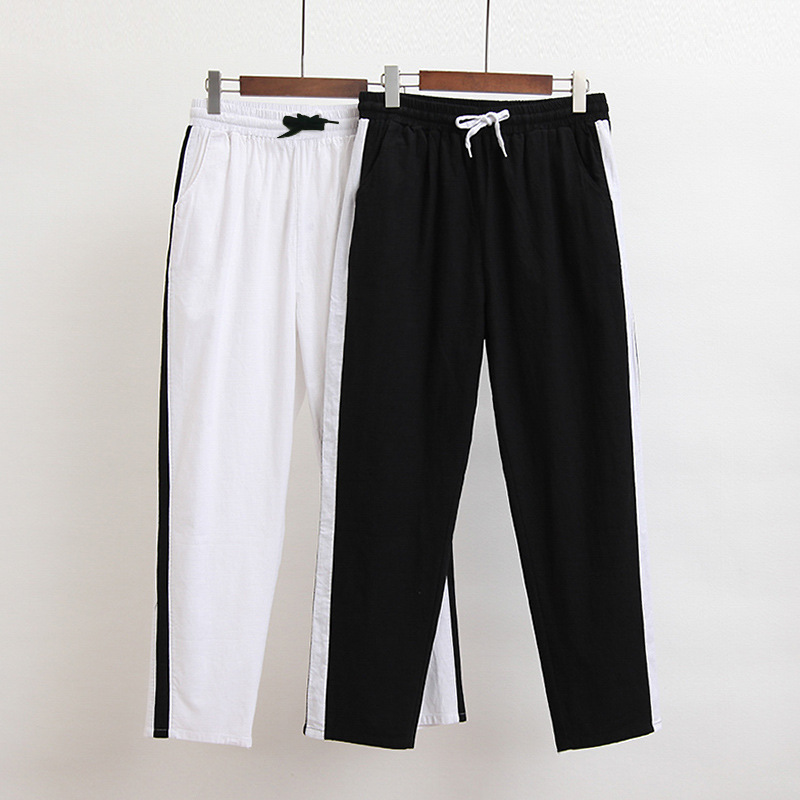 相色九分裤挂拍图