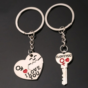 脸 情侣 钥匙扣