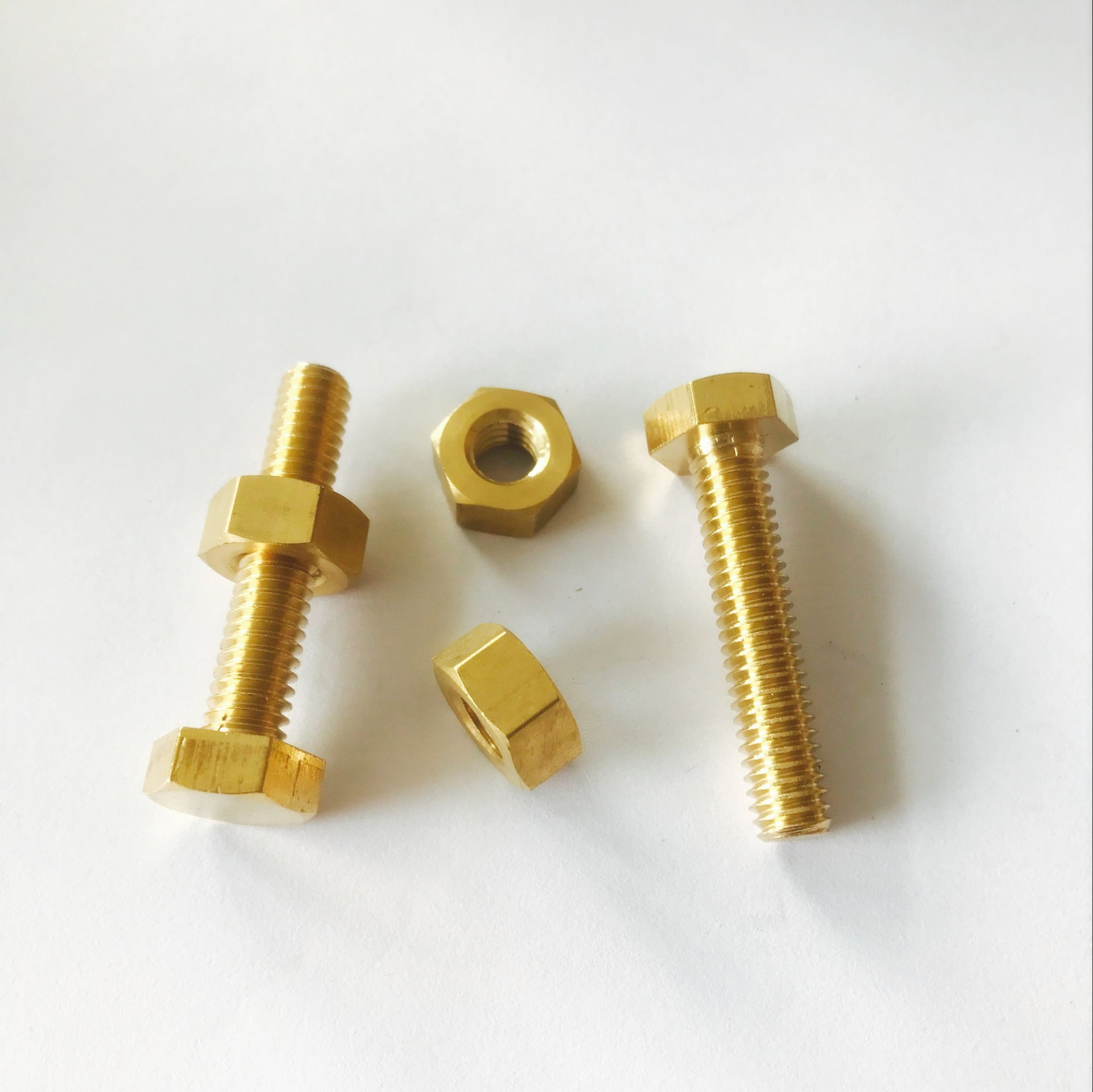 m3-m60长度100mm 黄铜外六角螺丝h59 h62 英美制 黄铜六角螺栓