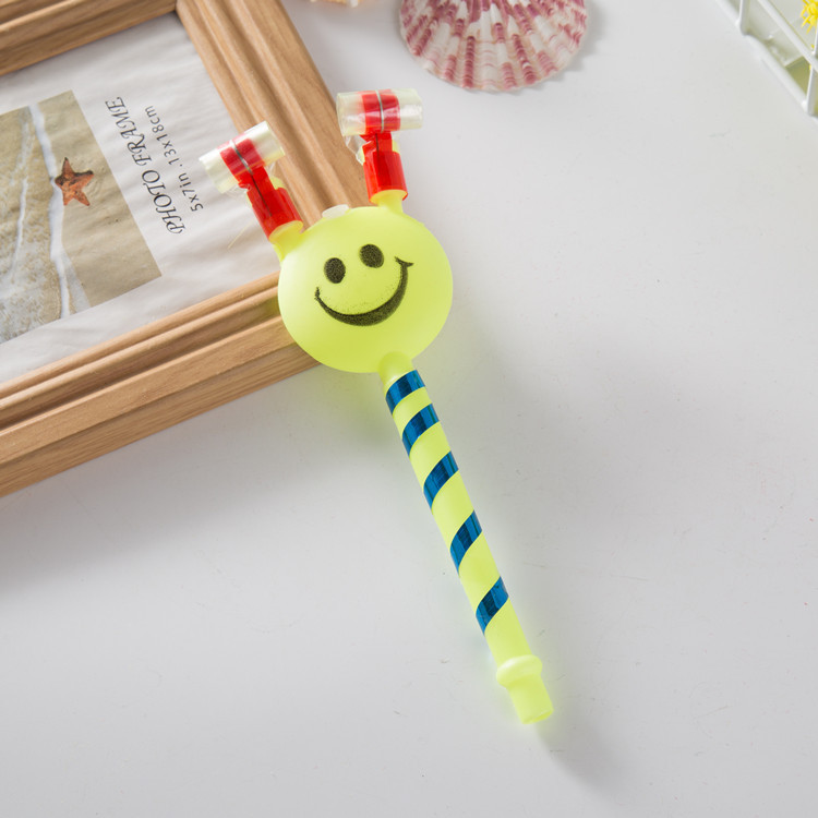 中号笑脸吹吹卷吹龙口哨生日微商地推引流小礼品地摊儿童玩具批发