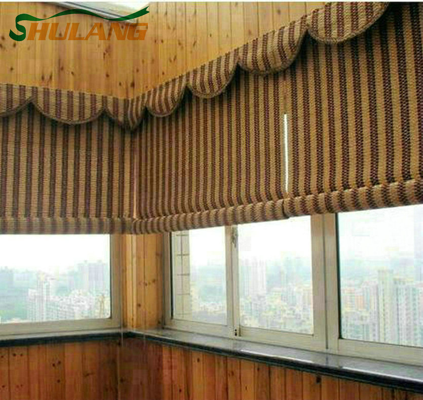 厂家热销高品质手动竹帘 手动卷帘定制  家居卷帘  质量上乘