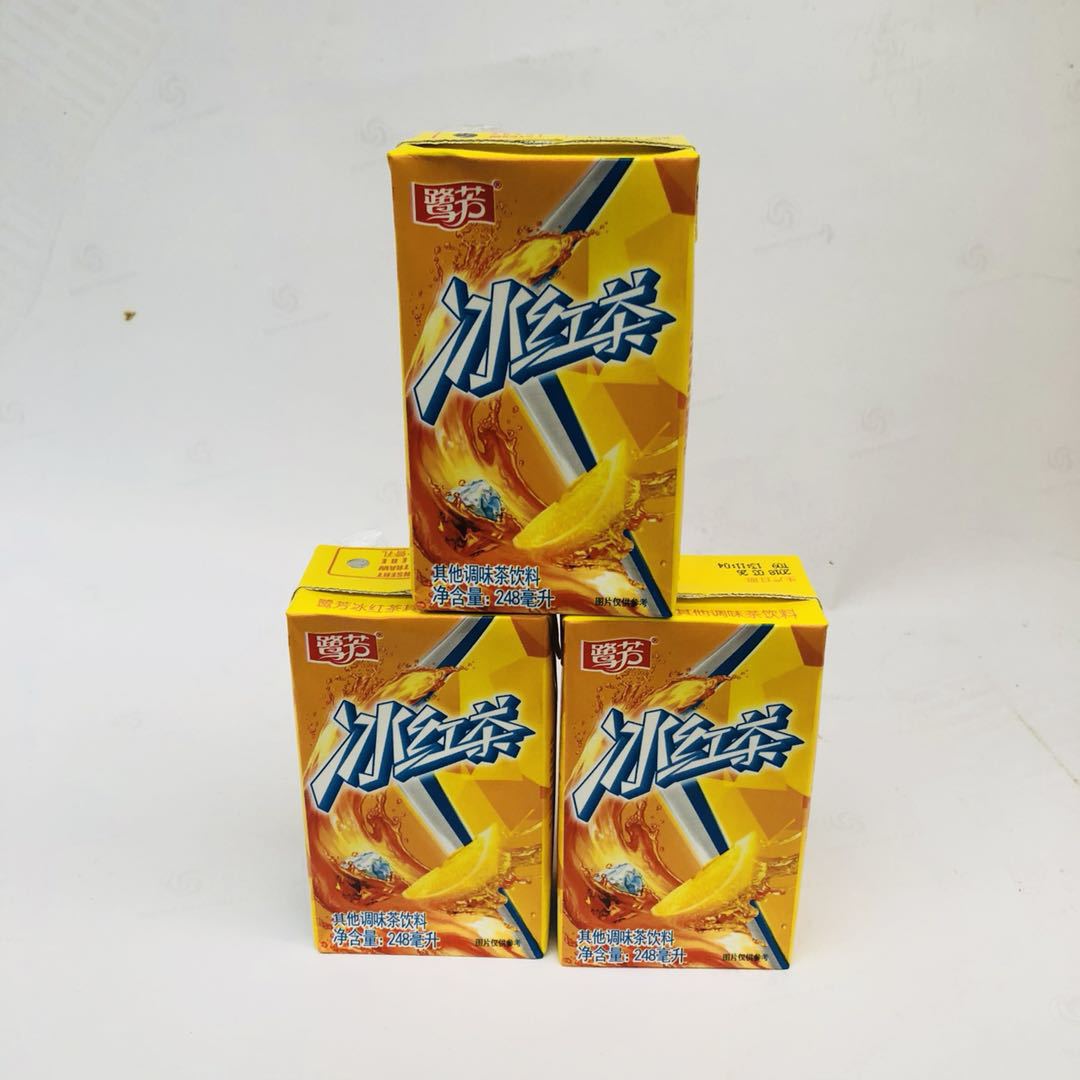 惠尔康冰红茶248*24盒/箱 批发盒装饮料 一件代发 夏季清凉冰红茶