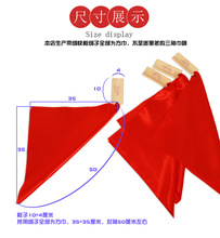 儿童红绸快板成人广场舞蹈指板手指夹板口才学校训练快板一付4片