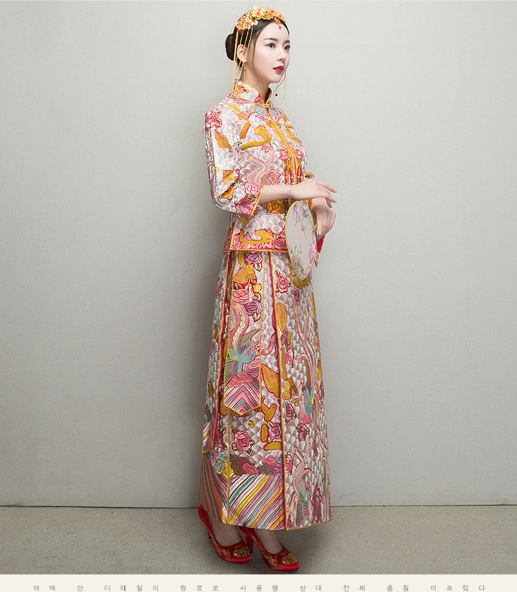 2018新款秀禾服新娘中式礼服嫁衣刘诗诗明星同款中式结婚喜服褂裙