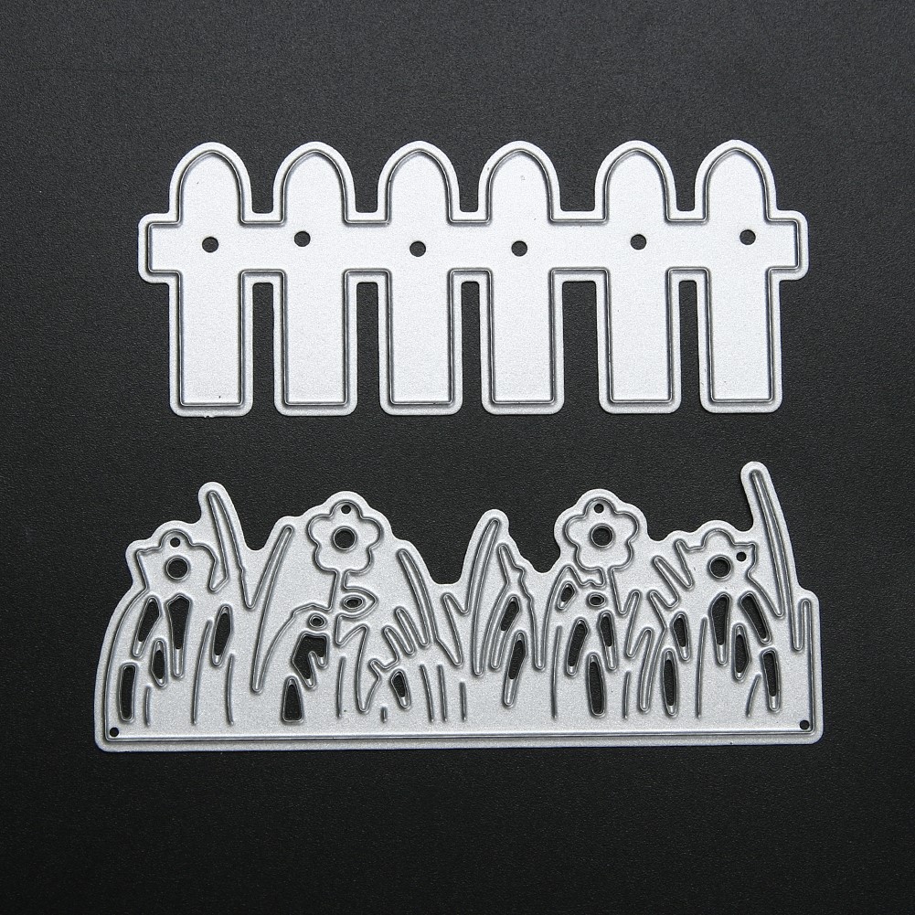 品名:diy 剪纸碳钢刀模 围栏工艺装饰品纸艺压花刀模 切割模具栅栏