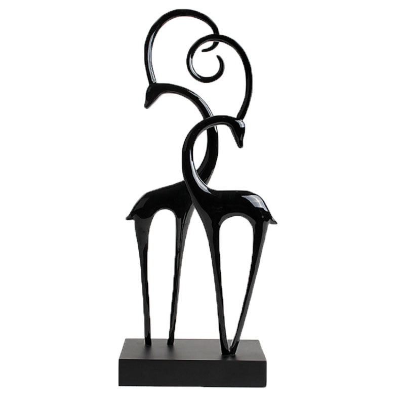 新款个性树脂工艺品鹿摆件  简约现代动物摆饰 创意家居摆件