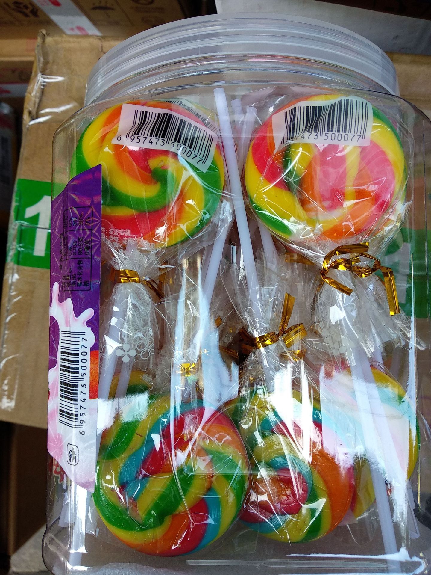 易碎 田老大 波波棒 棒棒糖 波板糖 糖果 一罐40只*20克 800克