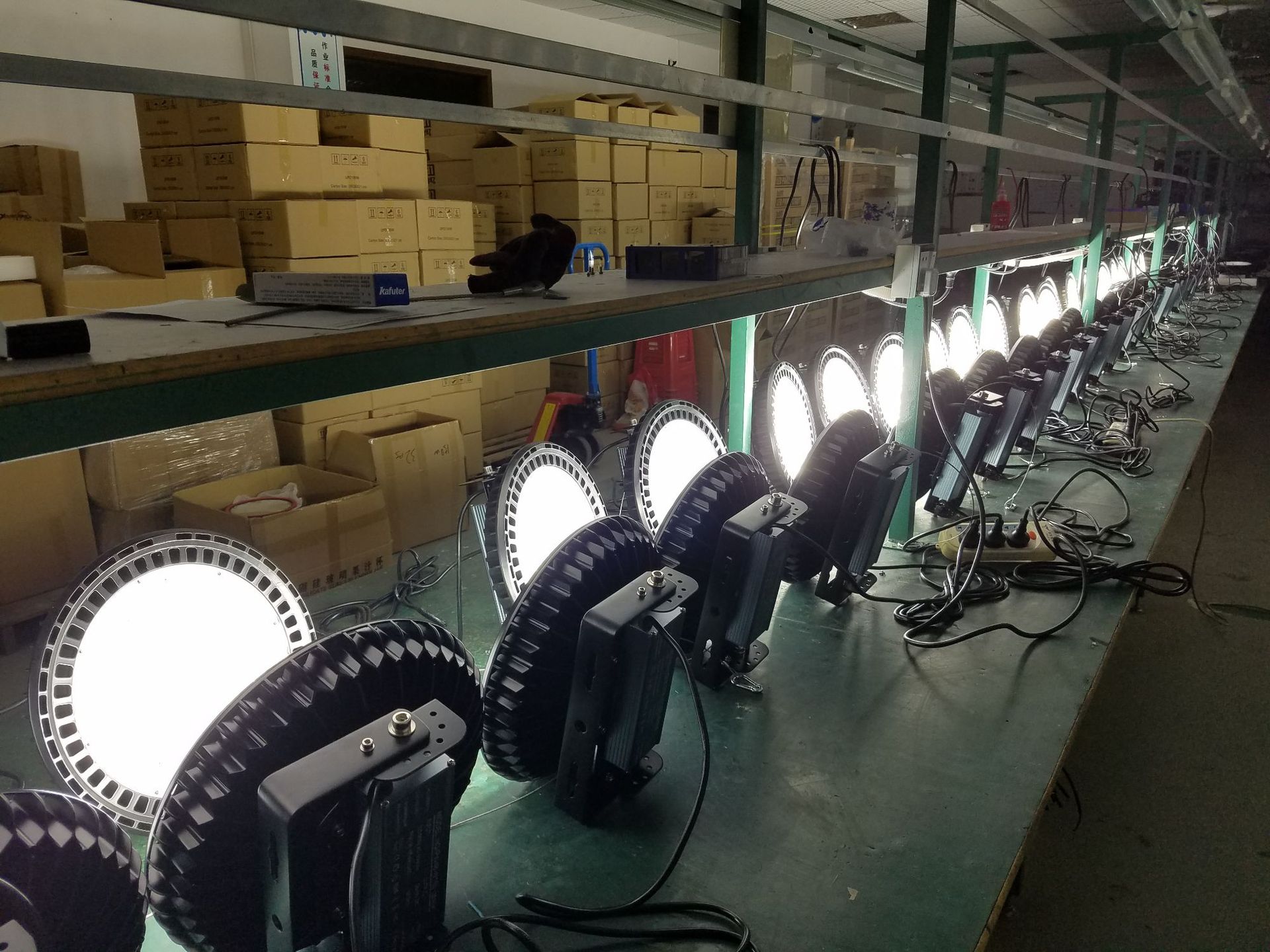 150w免驱动led工矿灯 工程款ufo led仓库灯150w天棚灯