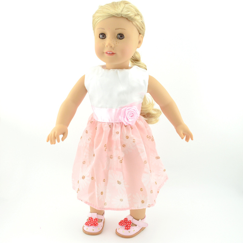 18寸美国女孩娃娃衣服 american girl 洋娃娃衣服裙子跨境外贸