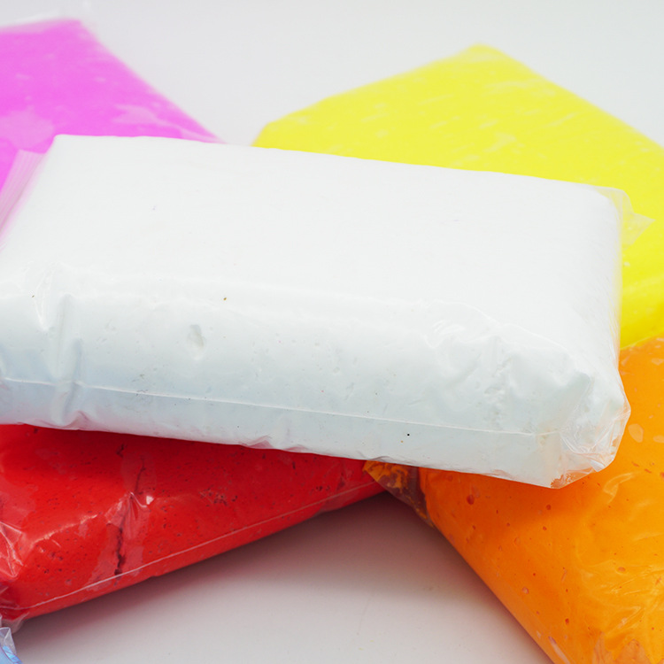 500g超轻粘土 幼儿园单色大包彩泥 袋装1斤黏土 儿童diy手工泥