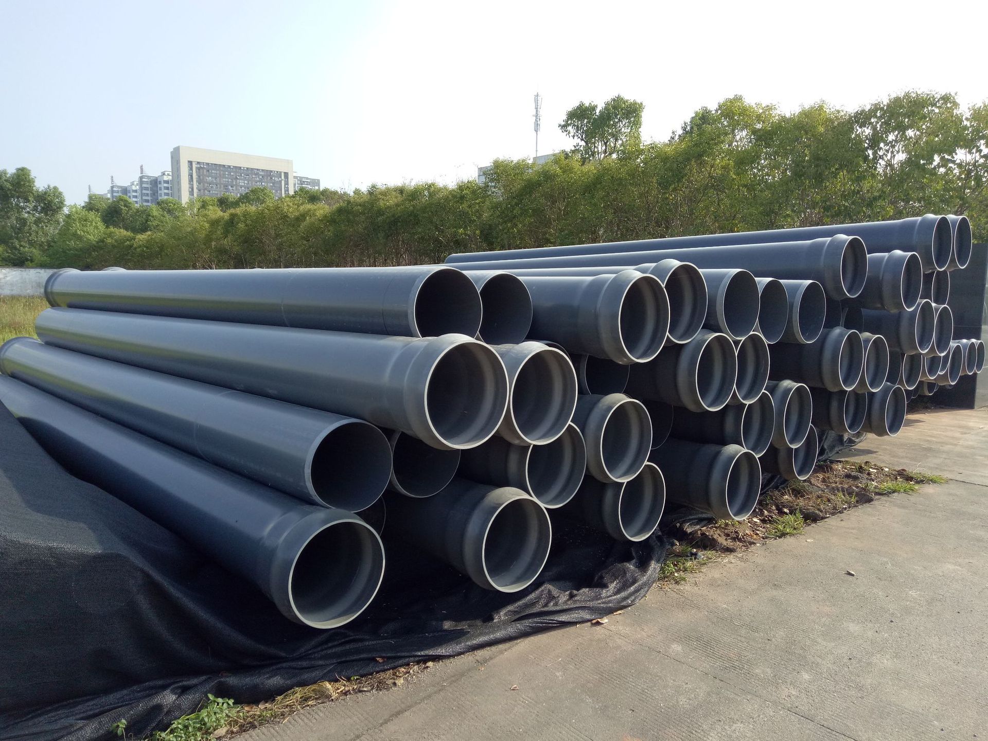 外径40内径一寸灰色pvc-u给水管 厚3.0mm