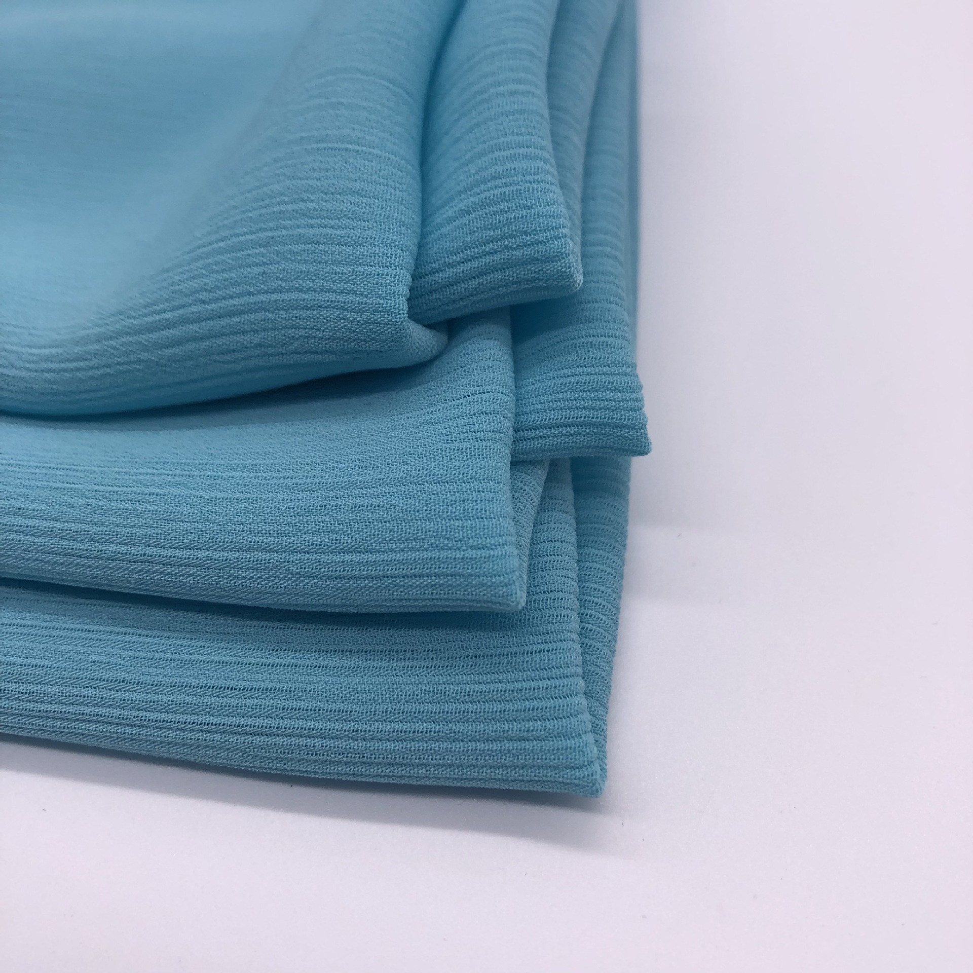 100d*100d顺纡绉面料批发 连衣裙头巾面料批发时装头巾女装面料