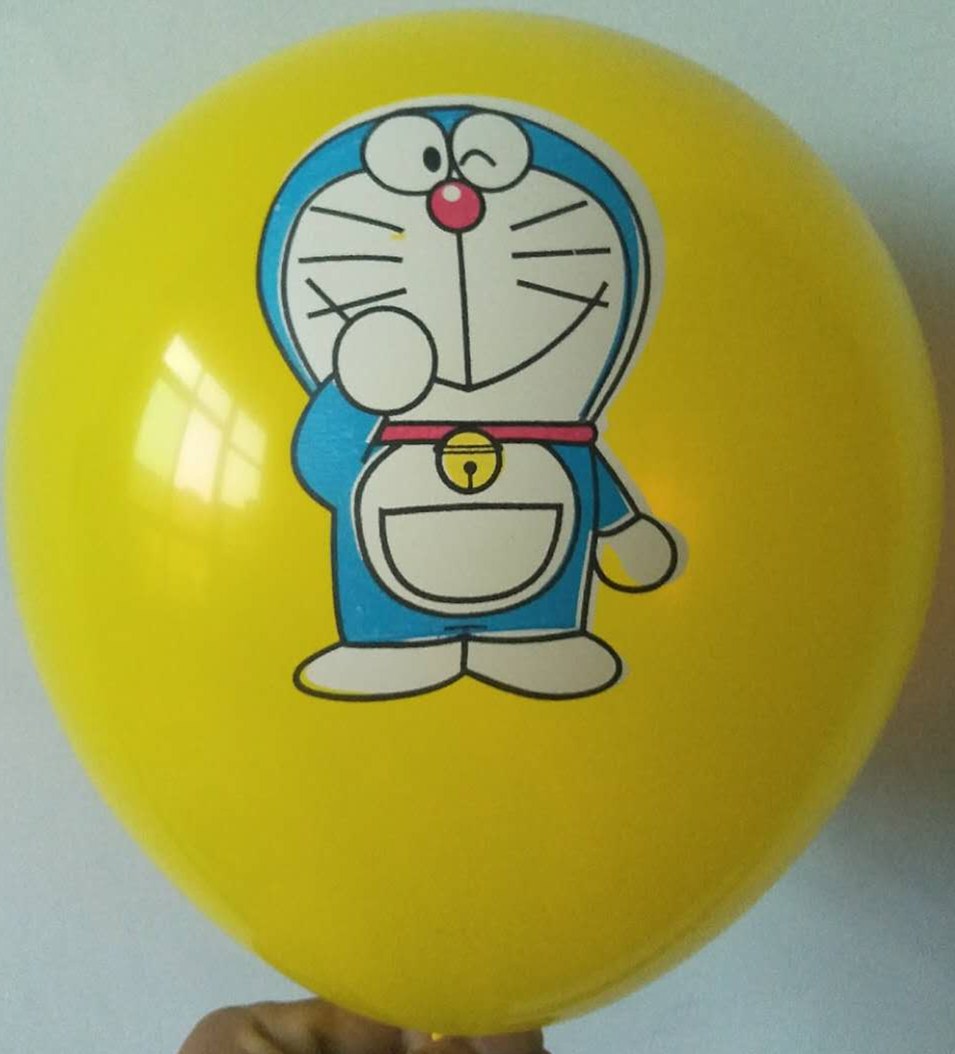 8克12寸多种图案全花卡通动物造型编制气球儿童生日布置