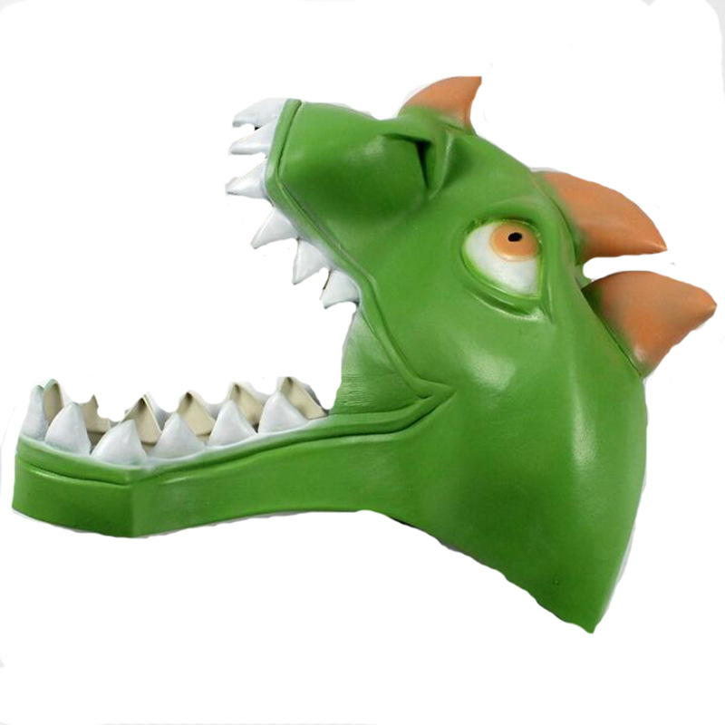 fortnite dinasour mask堡垒之夜恐龙面具雷克斯鳄鱼头套乳胶道具