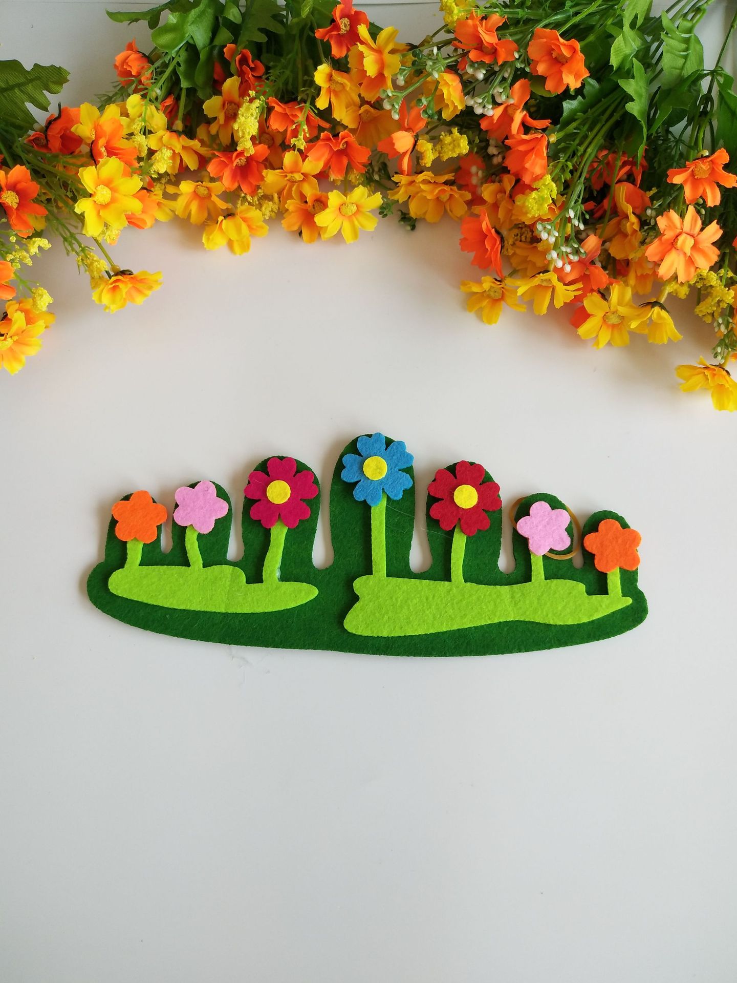 幼儿园环境布置 草丛护栏 无纺布材料教室墙贴 儿童房装饰用品