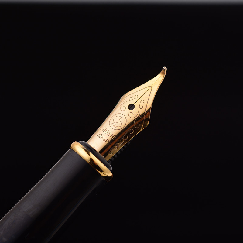 正品罗氏钢笔923书写练字美工钢笔弯头金属宝珠笔商务礼品批发