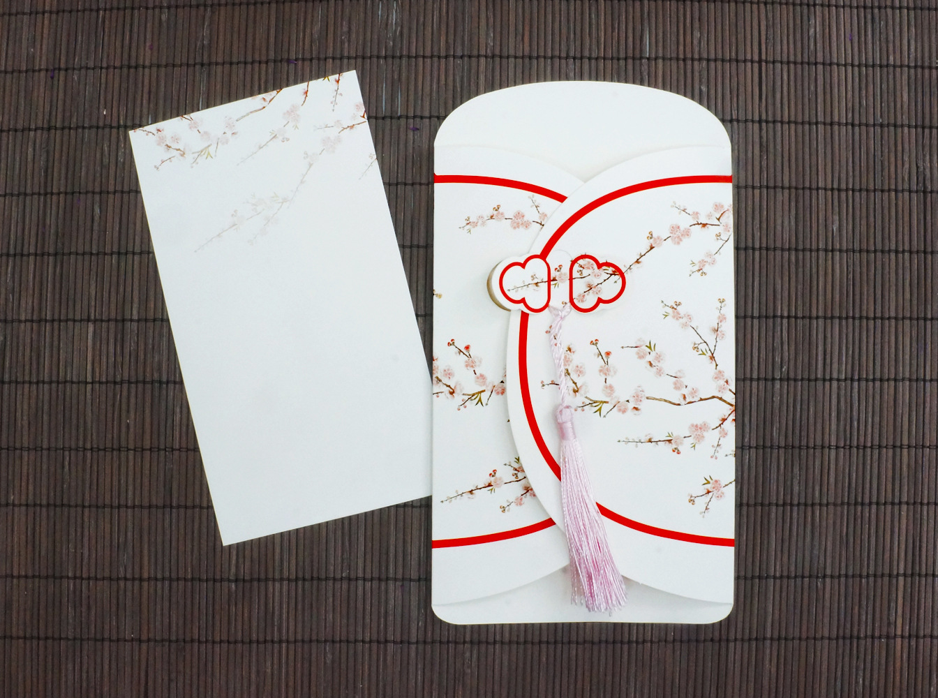 古风唯美异形贺卡邀请卡贺卡中国风节日卡片复古赠品卡礼品抽拉卡