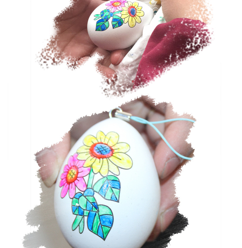 复活节彩蛋手绘鸡蛋复活节鸡蛋儿童节礼物