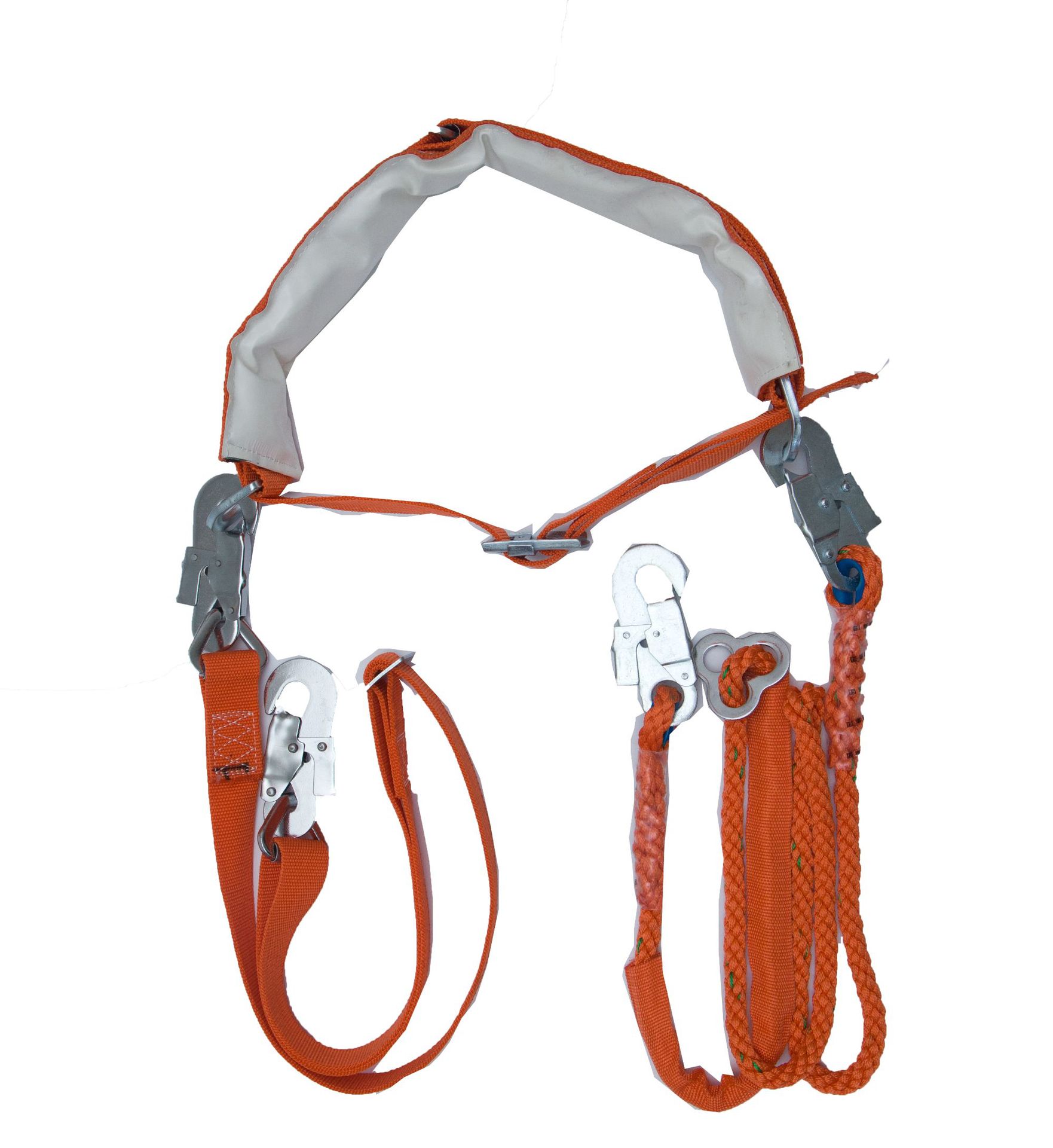 安惠厂家直销电工使用w-y型围杆式防坠落双绳电工保险安全带