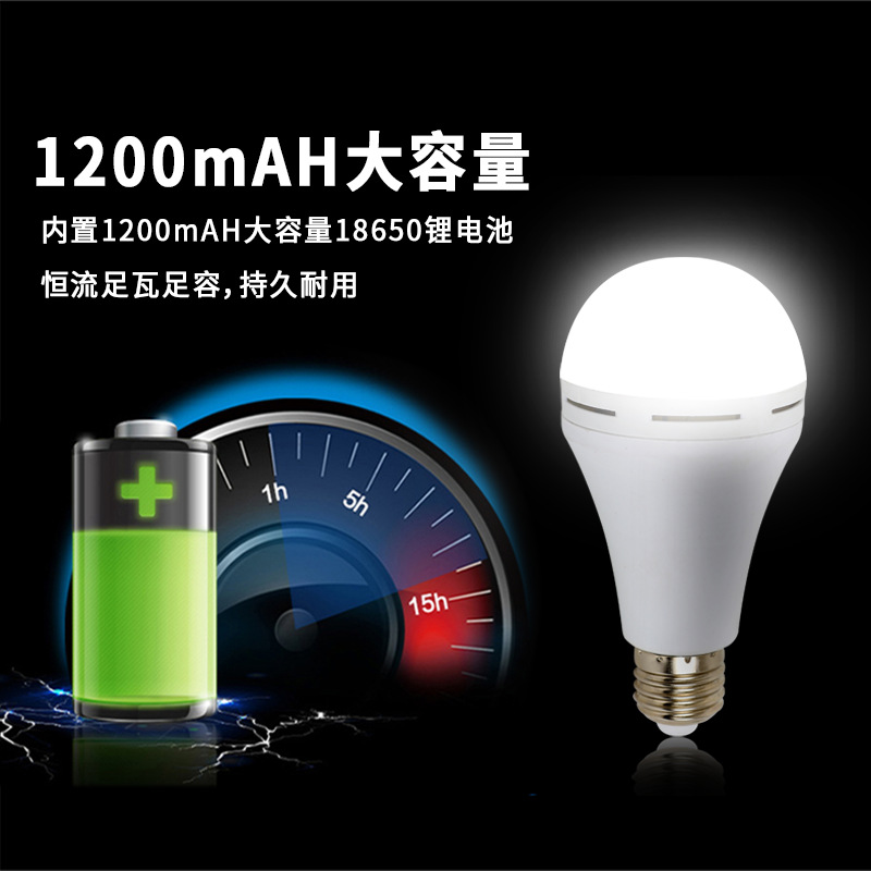 Bright Rechargeable Emergency Bulb Lamp E27 LED Bulb for Power Failure Emergency Bulb for Shopping Mall