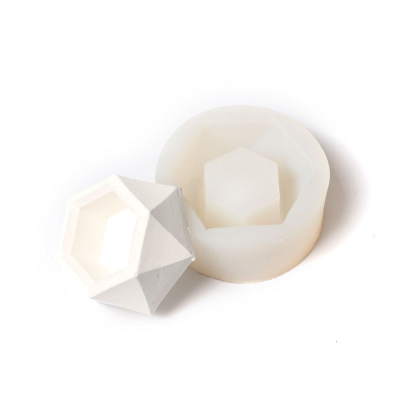 六边形水晶滴胶烟灰缸模具多肉花盆盆栽硅胶模具香薰摆件饰品模具