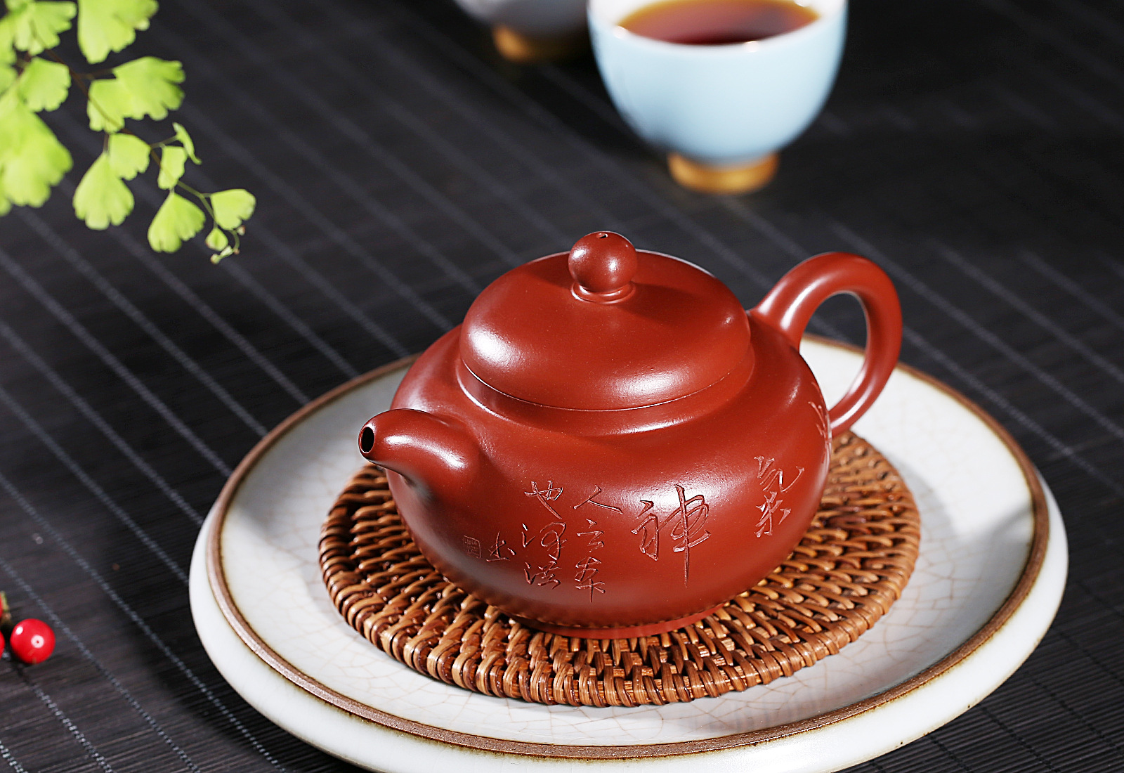 全手工名家范泽洪 精气神大红袍功夫茶壶