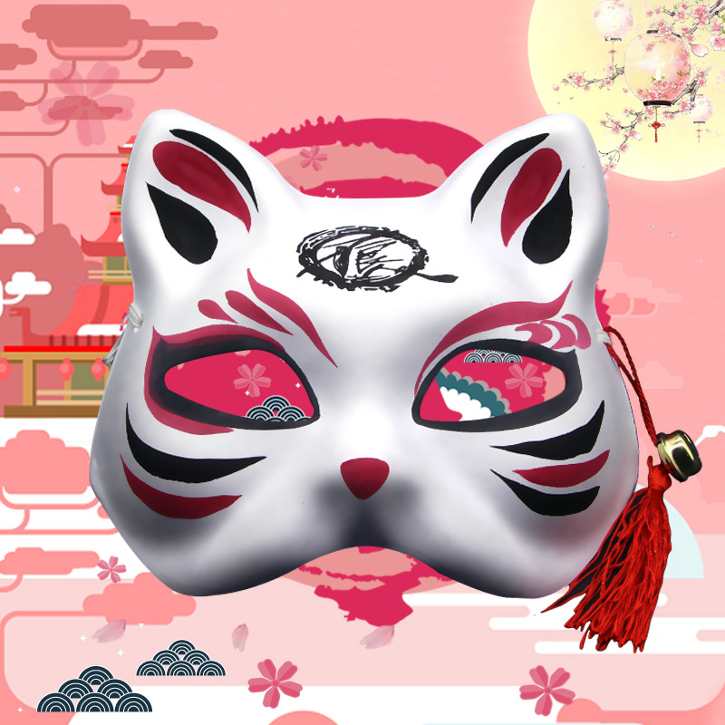 手绘面具动漫古风狐妖狐狸面具英雄学院狐妖小红娘漫展代发