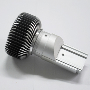 佛山铝型材 多齿汔车灯散热器 铝材太阳花 表面黑氧化处理加工 修