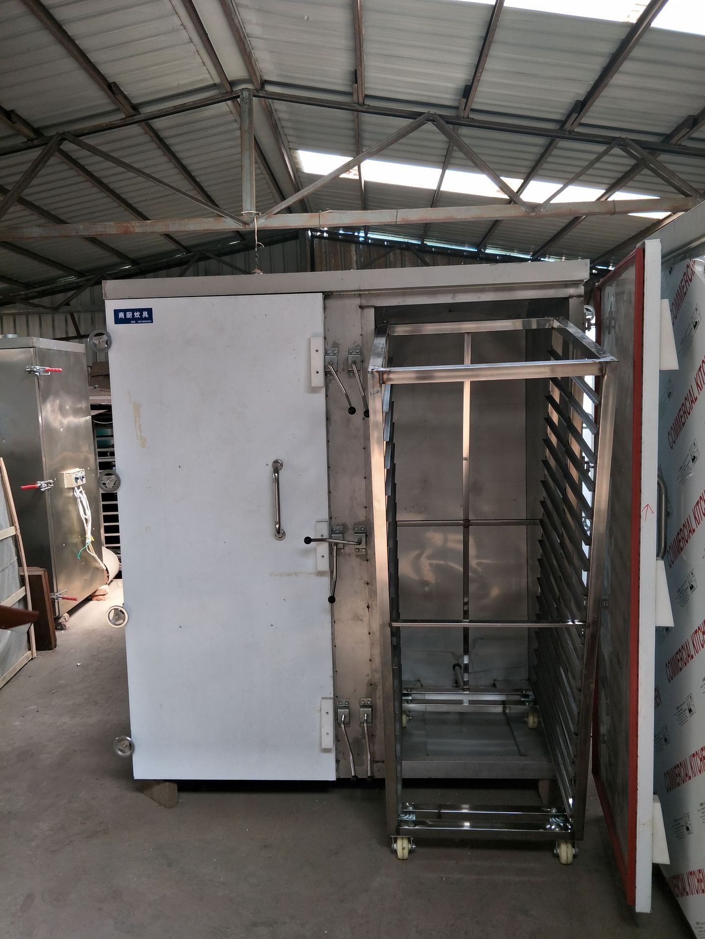 新款不锈钢蛋糕蒸箱 蒸蛋糕专用食品蒸箱 双门蛋糕蒸车定做