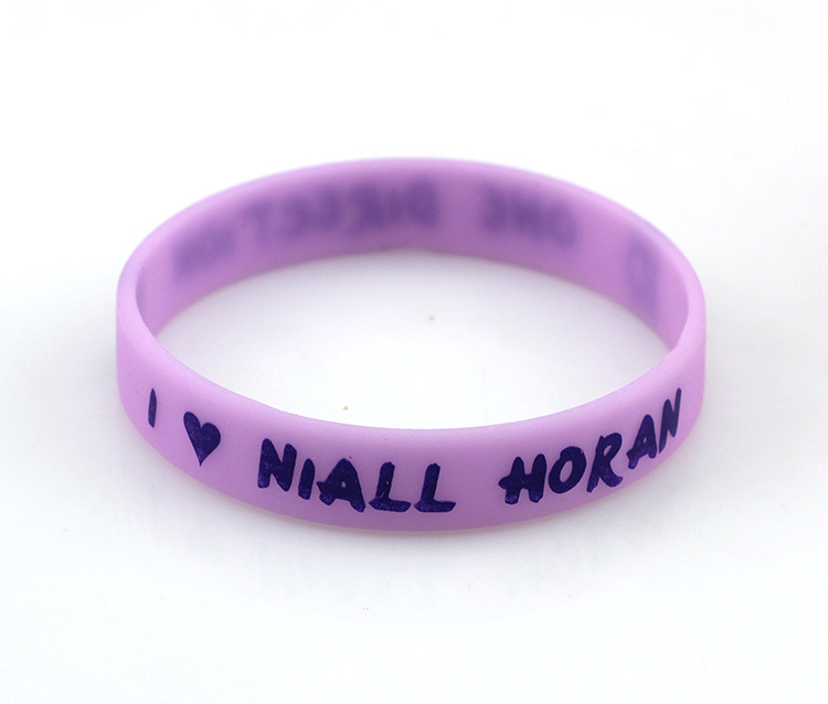 one direction硅胶夜光手环英伦人气男团1世代应援手链1d粉丝腕带
