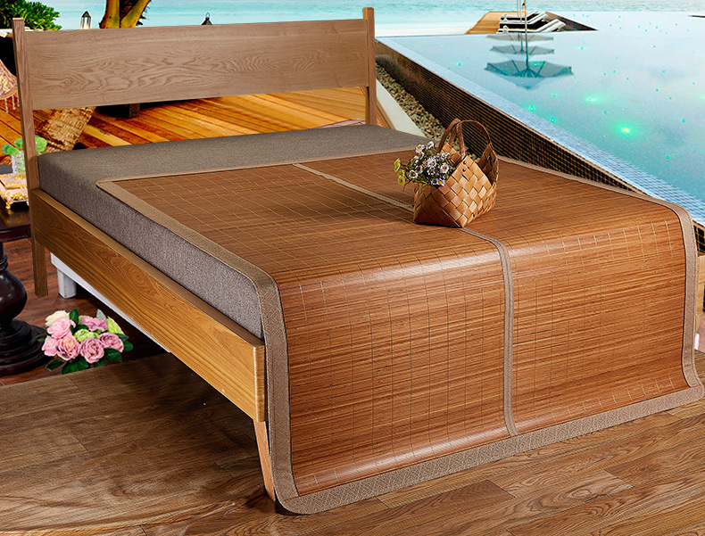 锦佩家纺 青丝乌竹席 双面两用席 竹席 0.9米 1.2米 1.5米 1.8米