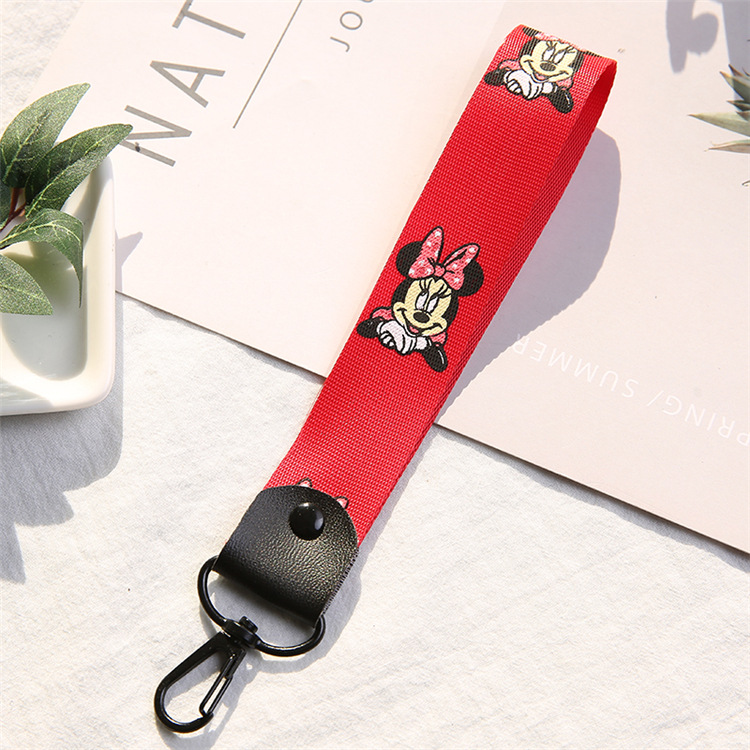 创意情侣彩色织带钥匙扣定制图案钥匙圈时尚钥匙链情人节送礼品可