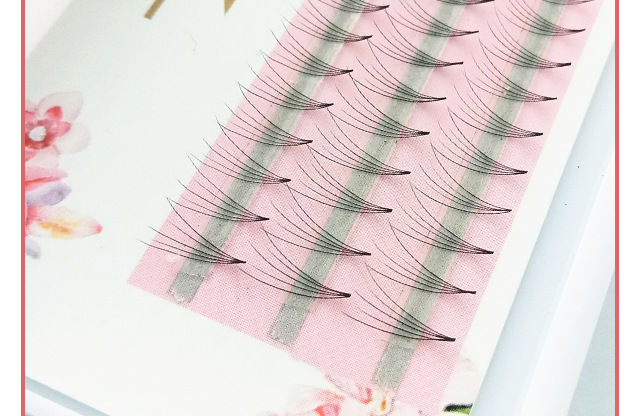 厂家批发5根朵毛眼睫毛朵毛单株种植嫁接睫毛 时尚柔软舒适8-12mm