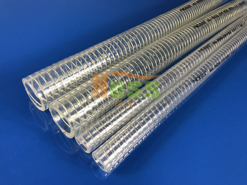 空调冷凝水耐高温耐寒钢丝复合软管 排水波纹软管 pvc钢丝软管