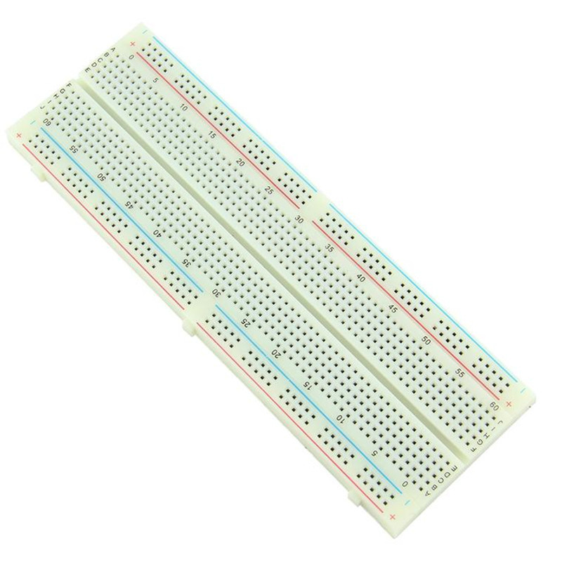 830孔无焊面包板pcb线路板 电路板 mb102 彩条面包板实验板万能板