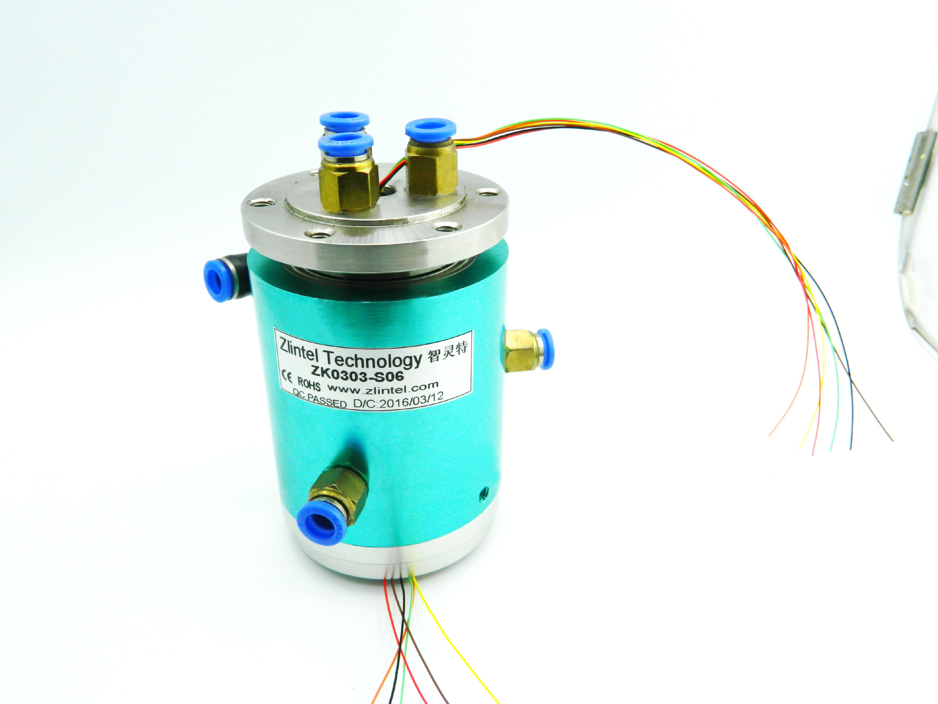 原厂供旋转气电液体滑环高智能自动化大功率机械匠心打造稳定耐用