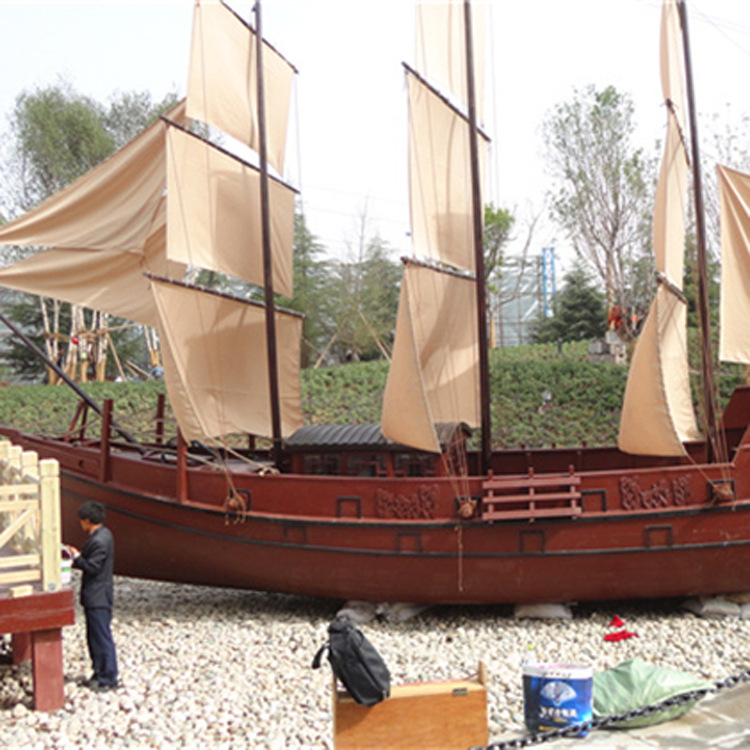批发出售木船 装饰木船 仿古帆船 木帆船 厂家直销