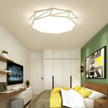 圆形卧室餐厅灯温馨浪漫个性创意几何简约现代LED吸顶灯客厅灯具