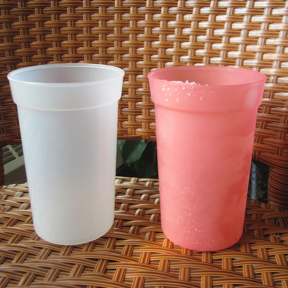 pp塑料感温变色杯子 儿童喝水杯 冷饮感温变色杯子 塑料杯子