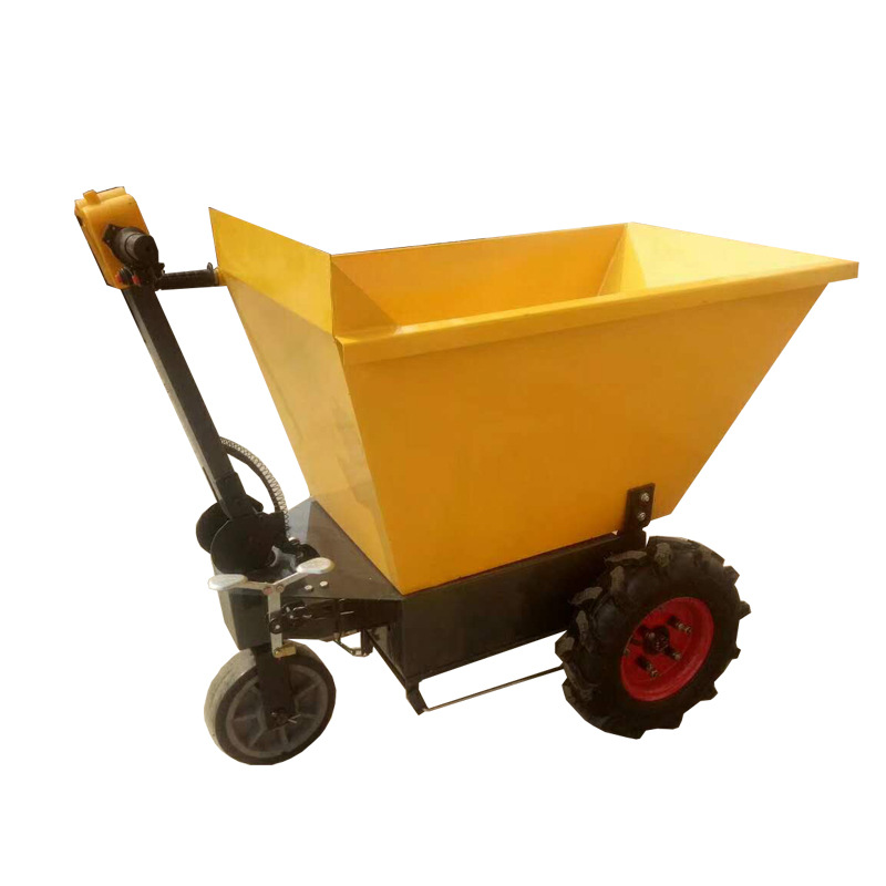 电动环保手推三轮车 建筑工地水泥车 小型电动灰浆拆卸灰斗车