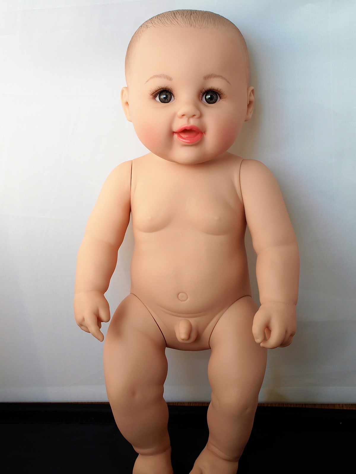 逼真可入水奈宝尼尔正品可洗澡家政月嫂早教仿真娃娃婴儿男孩女孩