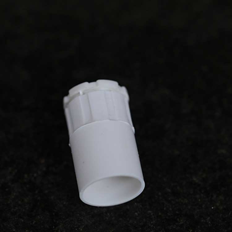 厂家批发环保pvc白色国标20杯梳阻燃防火穿线管接头塑料线管杯梳