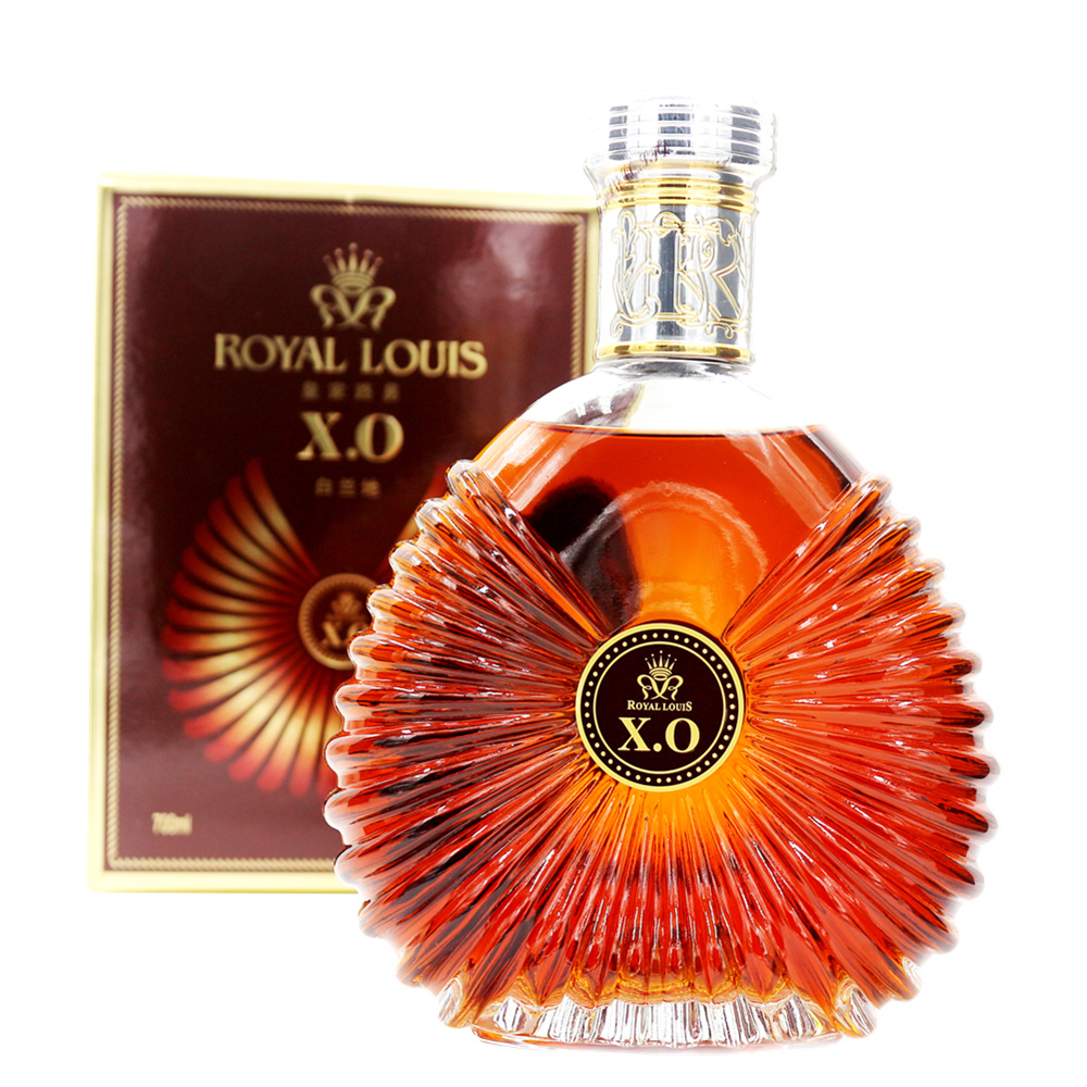 批发皇家路易xo白兰地酒进口法国原液洋酒夜场洋酒单支700ml瓶