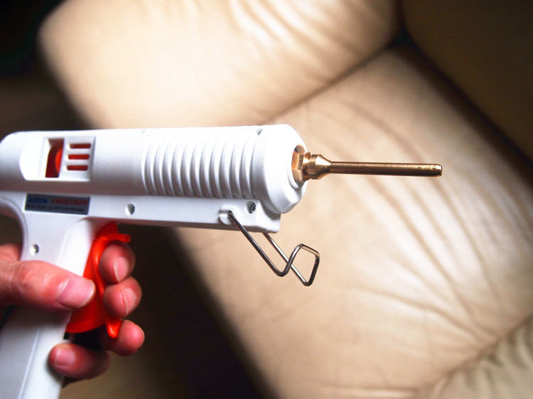 热熔胶枪胶枪嘴 铜咀点胶头纯铜溶胶工具 加长出胶咀70mm50mm