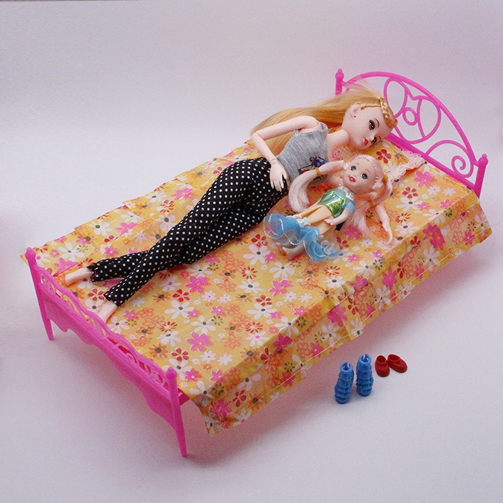 洋娃娃大床 女孩玩具过家家午觉大床 30cm娃娃床 批发