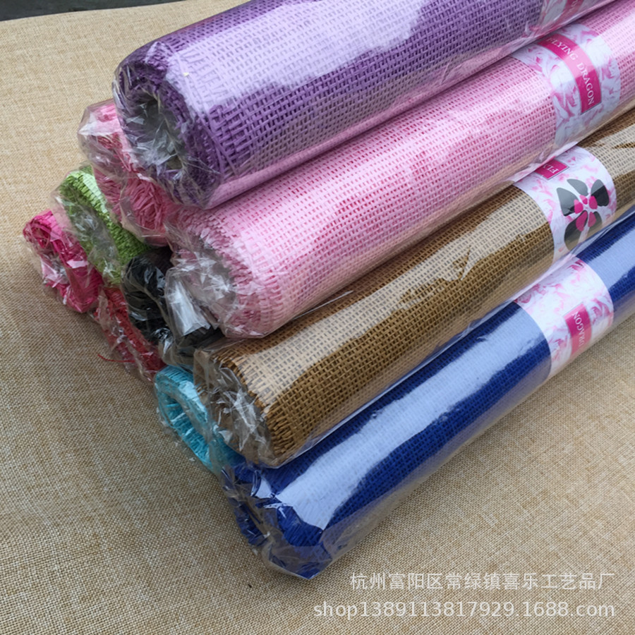 Lafite Straw Mat Flower Packaging Material Flowers Gift Present Wrapping Paper Cloth Hand Bouquet Packaging Material