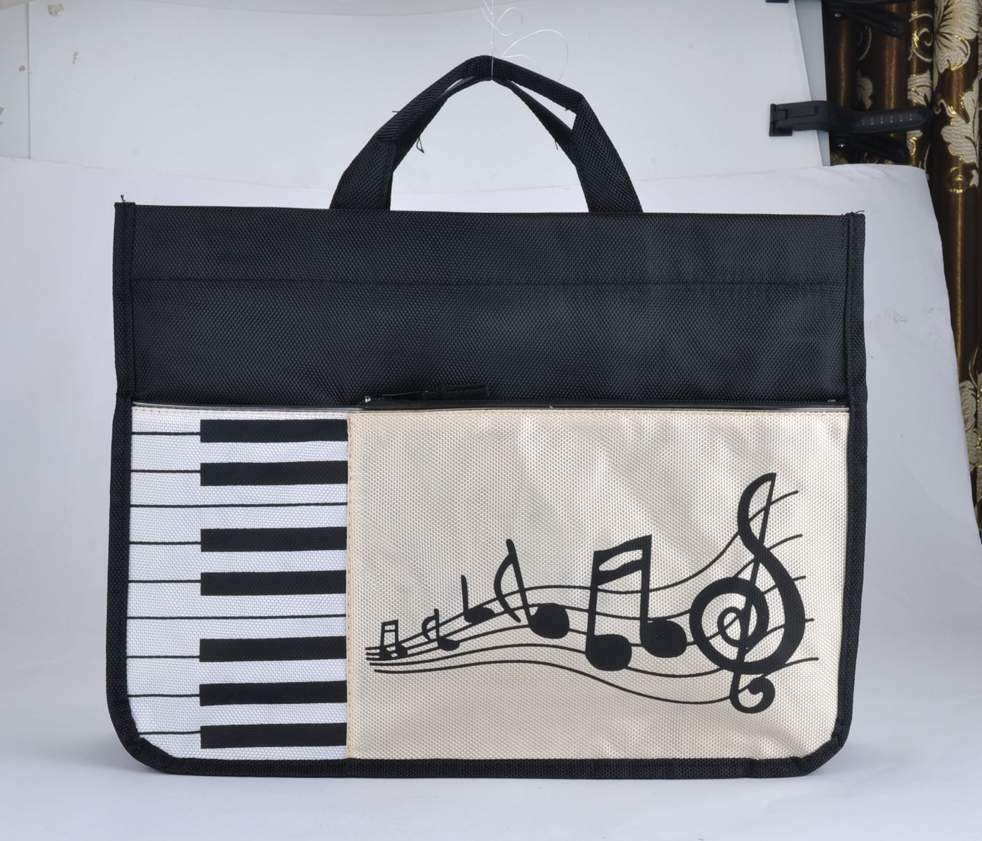 厂家直销定做日本款双肩琴童艺校儿童少年书包钢琴包音符书包