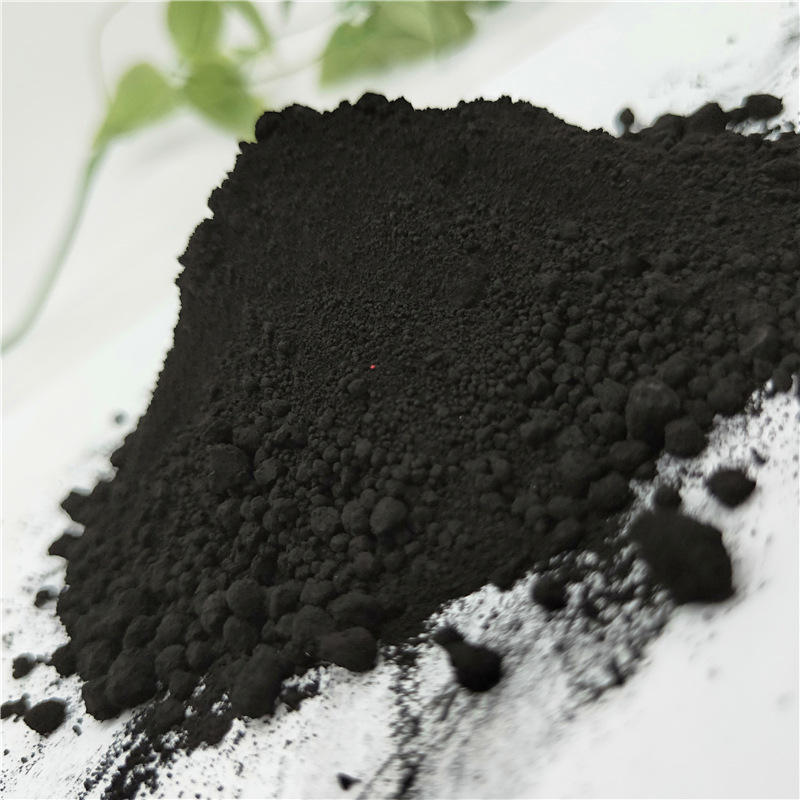 氧化铁黑 无机颜料厂家铁黑722现货 水泥用黑色粉 油墨涂料用铁黑